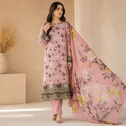 Butterfly Bloom – Unstitched Summer Lawn 3 Piece