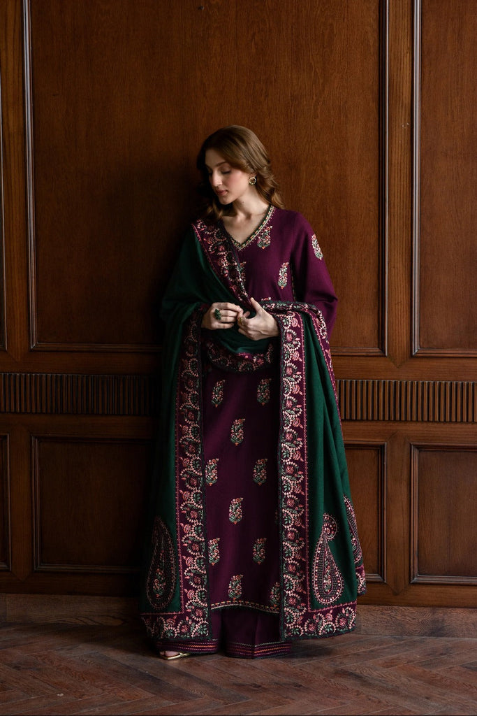 Batik lawn Embroidered 3Pc