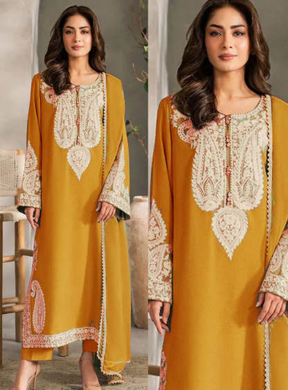 Midnight Elegance 3PC Embroidery