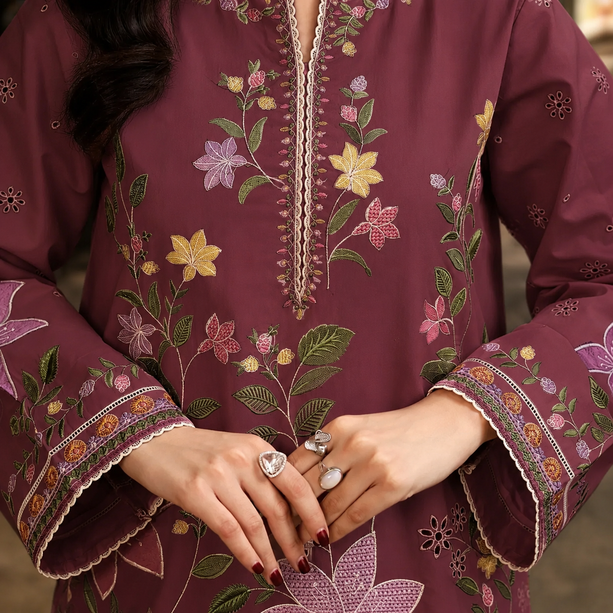 Aneela's Luxury 3Pc Lawn (Unstitched)