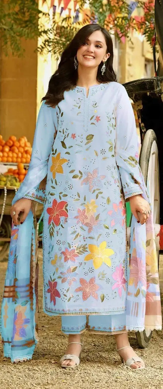Aneela's Luxury 3Pc Lawn (Unstitched)