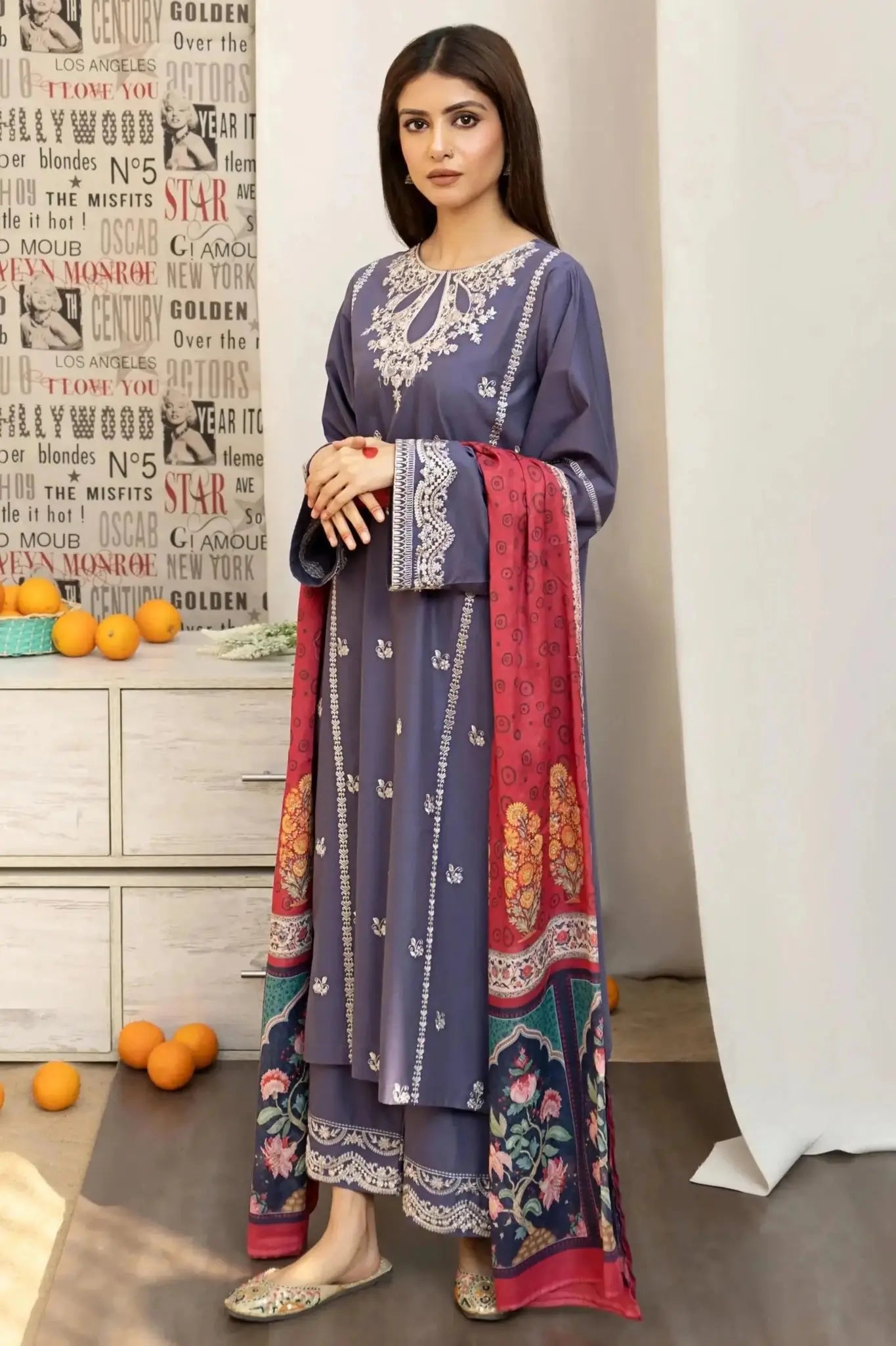 Urge Lawn Manaar 3Pc - Qaswa Fabrics